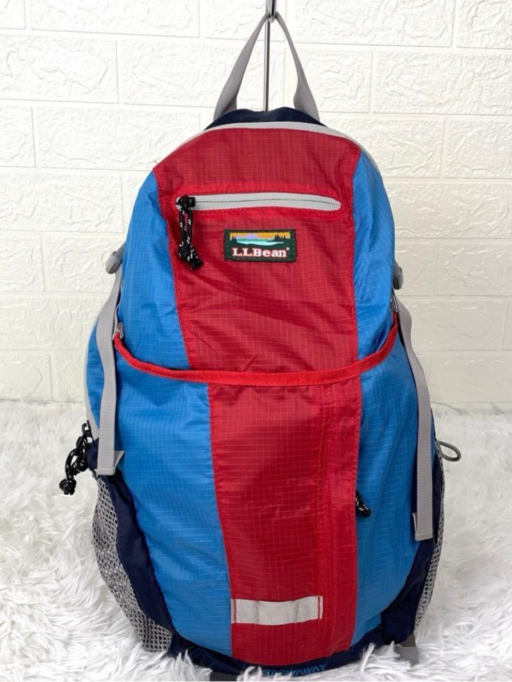 L.L. Bean Red and Blue Men's Backpack Daypack